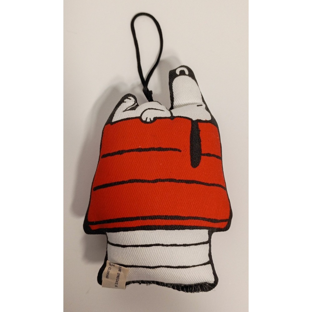 1958‎ Peanuts Snoopy Fabric Plush Christmas Ornament United Feature - Picture 4 of 6